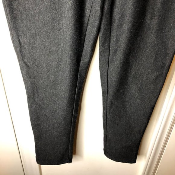 Grey High Waist Leggings 1X - Picture 3 of 4
